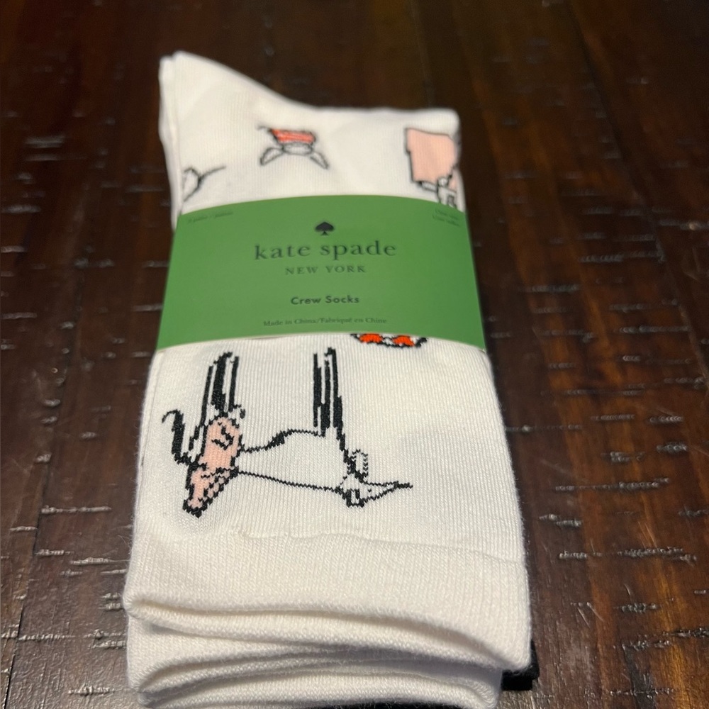 Kate Spade New York Women’s Different Dogs 3 pack Crew Socks